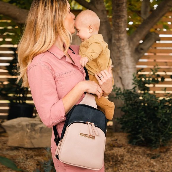 Girls Indigo Blush Cotton Criss-Cross Sling main image 6